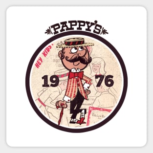 Pappy's Family Restaurant Baltimore Laurel Retro 70s 80s Magnet